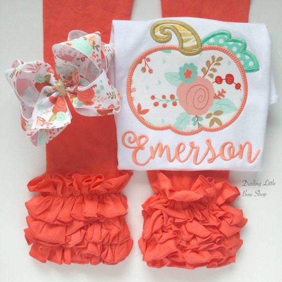 Coral Ruffle Leggings - Coral Icings Ruffle Leggings - gorgeous knit ruffle  leggings - size NB to 10