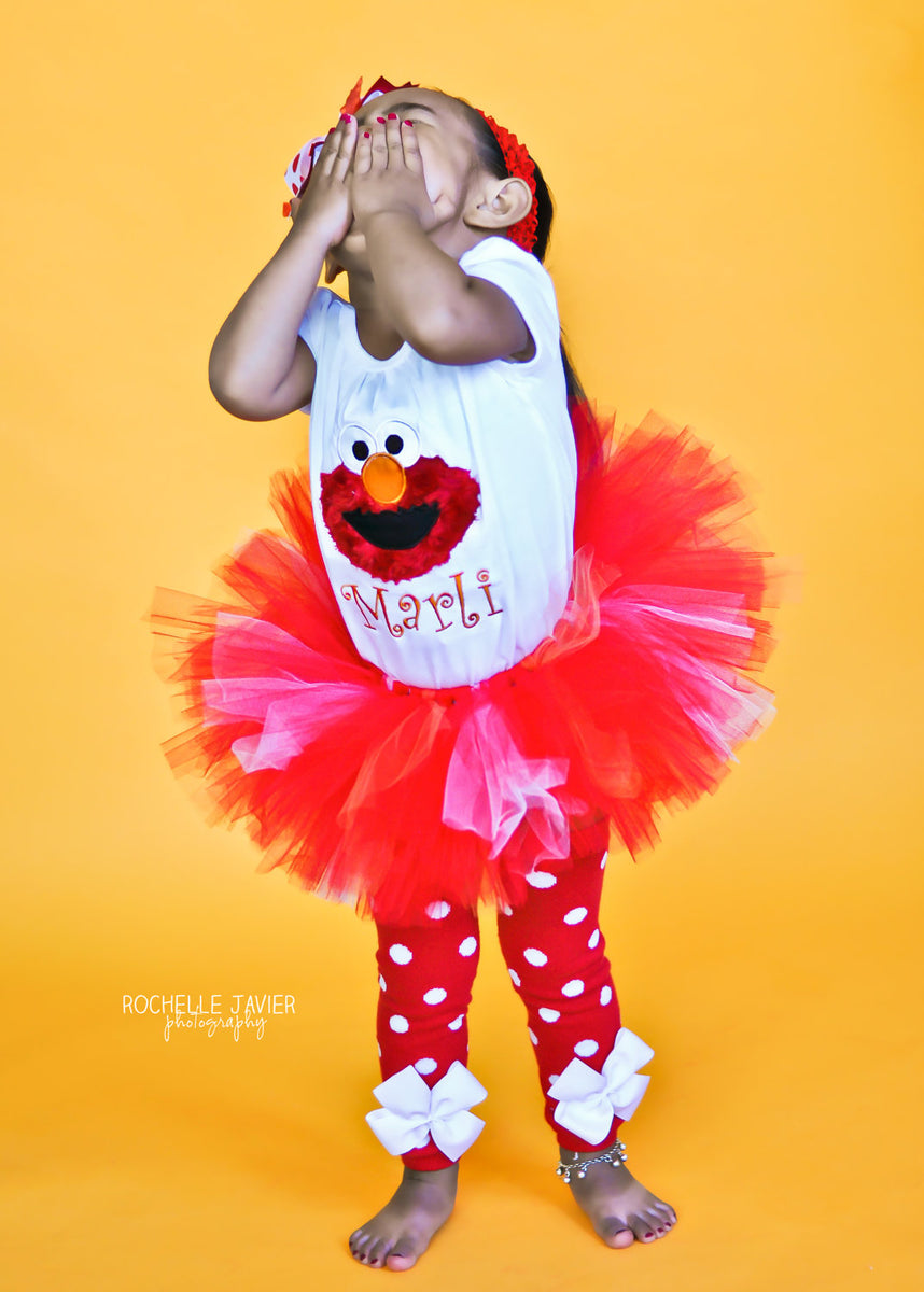 Elmo 2nd birthday outfit on sale girl