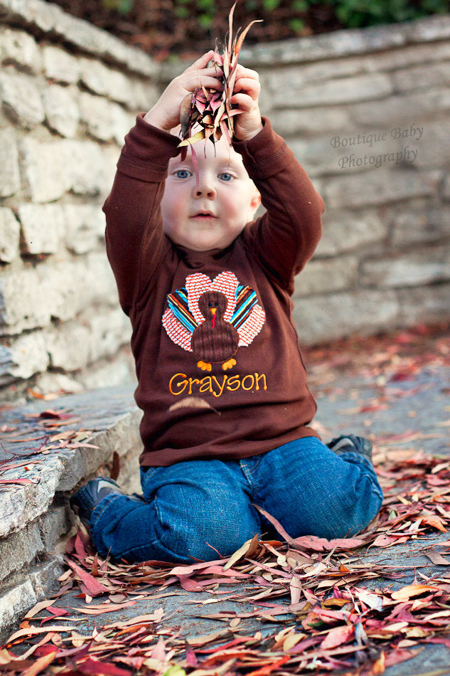 Baby boy shop thanksgiving shirt