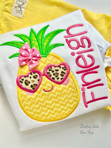 Pineapple shirt, tank top or bodysuit for girls - Pineapple of My Eye