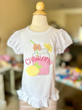 Mason Jar Pink Lemonade shirt, tank or bodysuit for girls - Darling Little Bow Shop