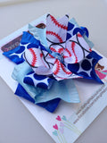 Baseball bow for girls - baseball theme in your team colors - Darling Little Bow Shop