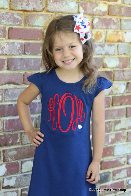 Lilly pulitzer girls hotsell dress- 4th of July