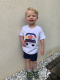 Back to School Truck Shirt for boys - Darling Little Bow Shop