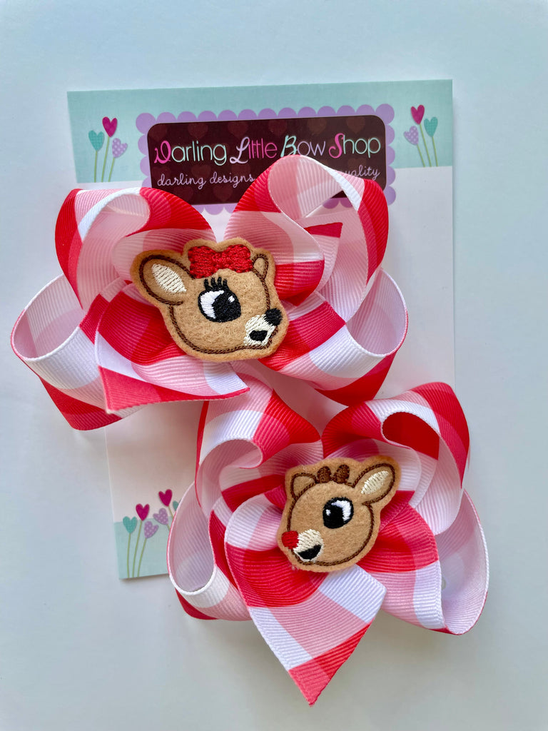 Grinch Hairbow  Darling Little Bow Shop