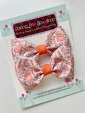 Pumpkin Vines Hairbow - Darling Little Bow Shop