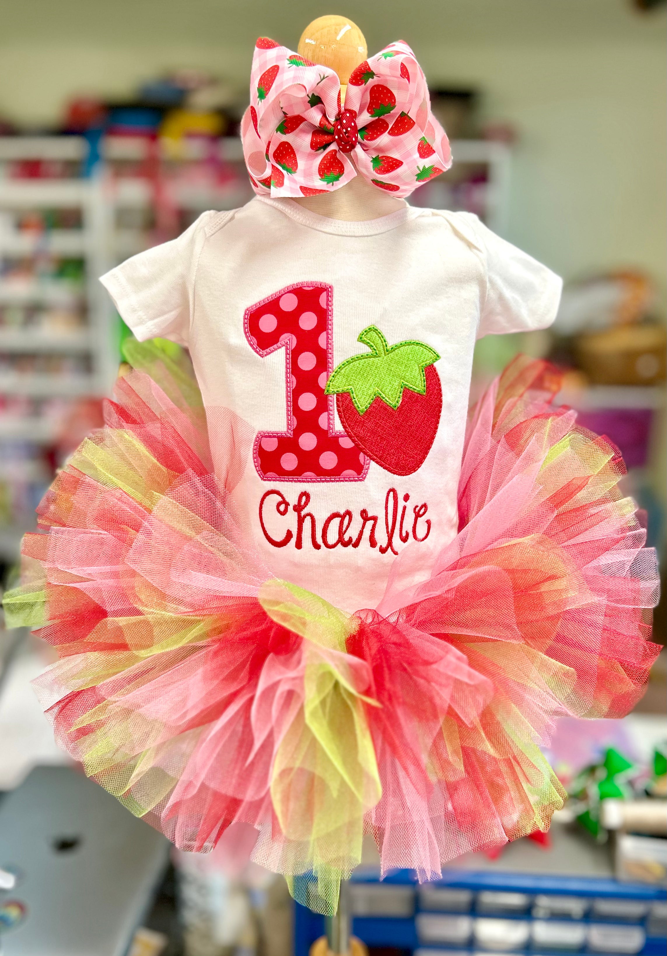 Berry first birthday store outfit